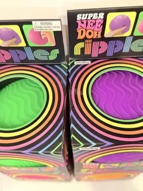 Needoh Ripples Pink Schylling | Toys | Super Needoh Ripples 4x Pink Orange Green And Purple ...